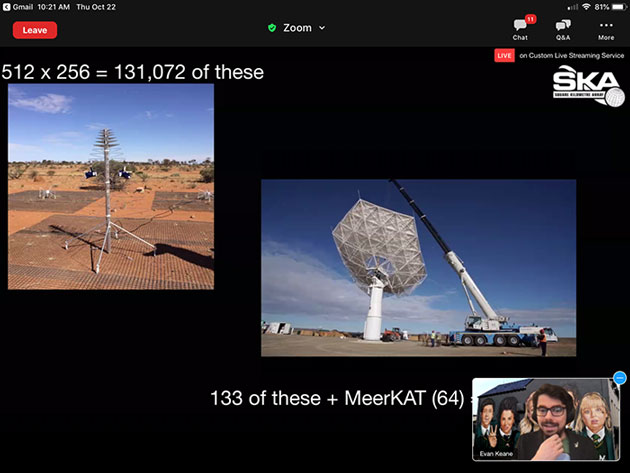 Many types of small antennas in the array  (Source: Evan Keane, SKA organization)