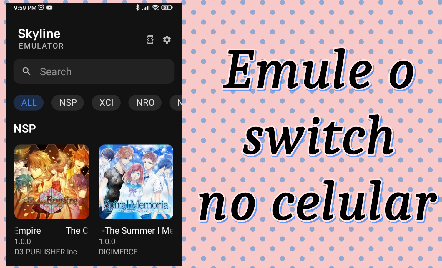 Emulador de Nintendo Switch para Android APK