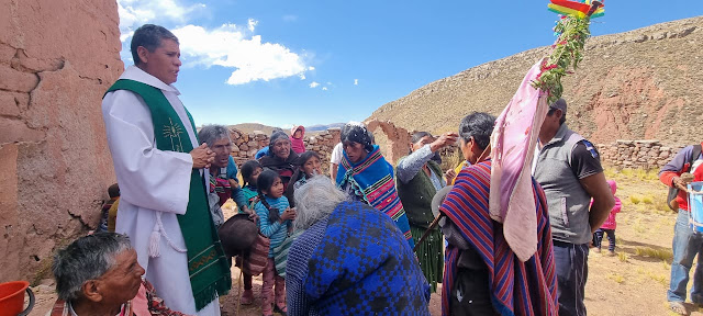 Wir begleiten unsere Gemeinden weiterhin bei ihren Feierlichkeiten. Cariporko, Potosí Bolivien