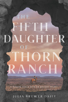 book cover of women's fiction novel The Fifth Daughter of Thorn Ranch by Julia Brewer Daily