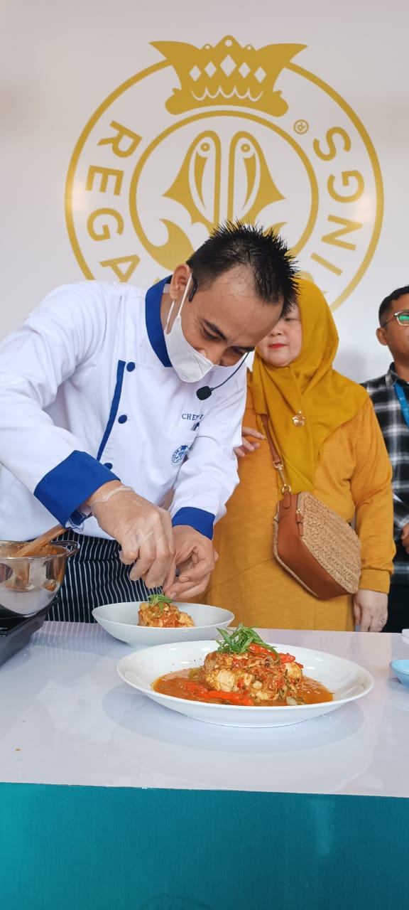  RSI Berbagi Resep Menu Olahan Fillet Ikan Tilapia di Pekan Inovasi dan Investasi Sumut