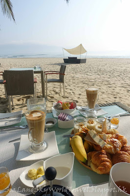 峴港沙灘Fusion Maia Resort beach breakfast