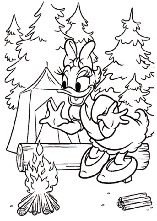 Download Daisy Duck Free Coloring Pages For Kids >> Disney Coloring ...