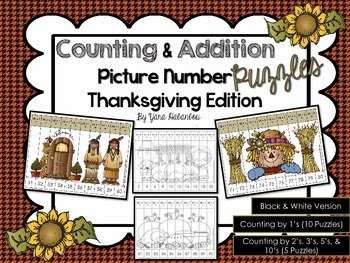 http://www.teacherspayteachers.com/Product/Counting-Addition-Picture-Number-Puzzles-Thanksgiving-Edition-1550718