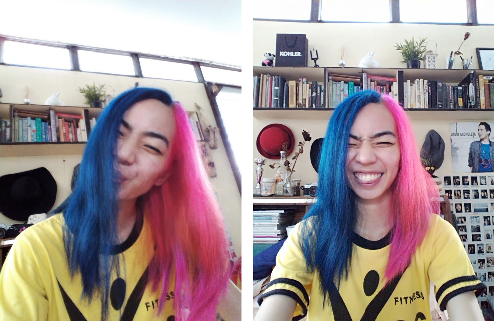 I Dyed My Hair Half Pink And Half Blue Raellarina Philippines Best Blog Interior Design Lifestyle