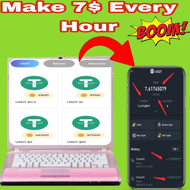 Earn Free USDT,  BTC & Litecoin