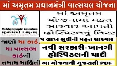 Ma Amrutam Card Hospital List 2021 Ma Yojana Package List