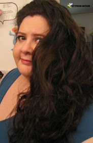 My hair, after using the Maple Holistics Silk 18 