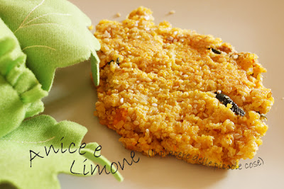 cotoletta vegana miglio e zucca