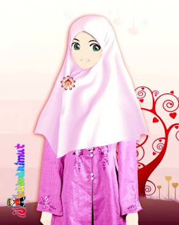  Gambar  Kartun  Muslimah  Cantik RENUNGAN KISAH INSPIRATIF