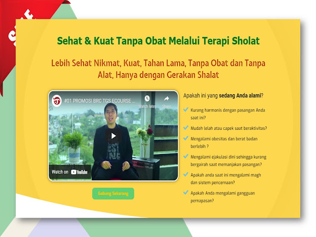 Training Terapi Gerakan Sholat untuk Kesehatan Alat Vital di Bekasi