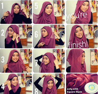 Tutorial Hijab Segi Empat