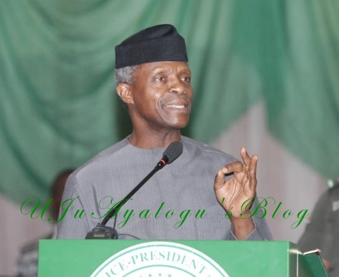 Osinbajo goes tough, says corrupt officials funding anti-govt media war