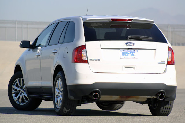 2013 ford edge ecoboost rear angle view 2013 Ford Edge EcoBoost