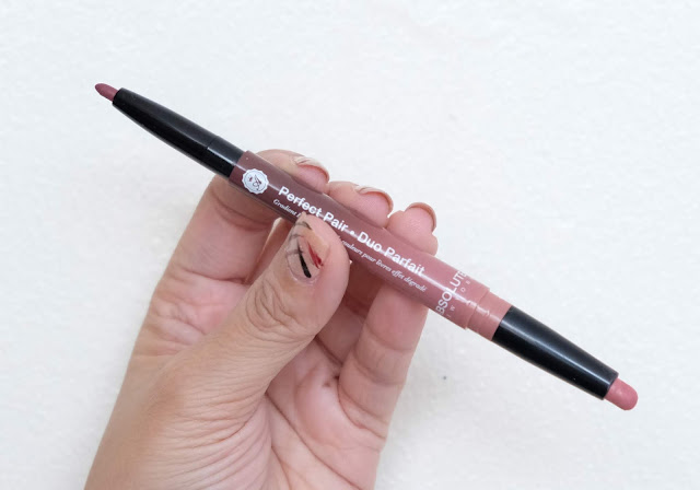 a photo of Absolute New York Perfect Pair Gradient Lip Duo in Rose Wood Review