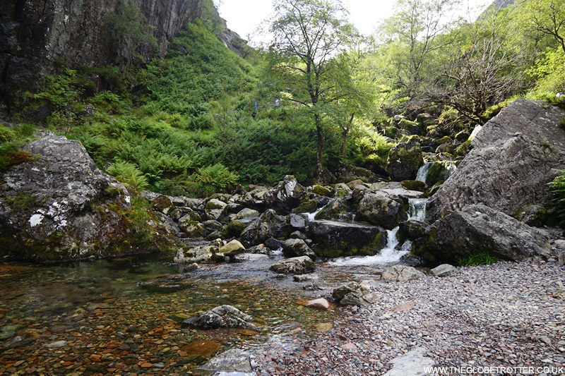 The Lost Valley Trail in Glencoe