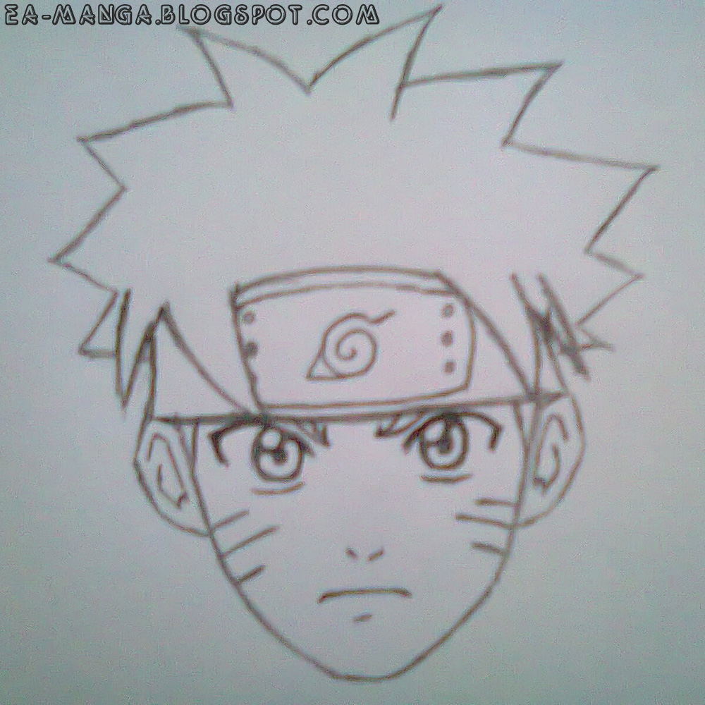 Cara Menggambar Naruto Uzumaki Manga Council