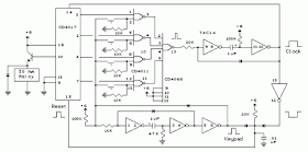 Digital Electronic Lock Circuit Diagram