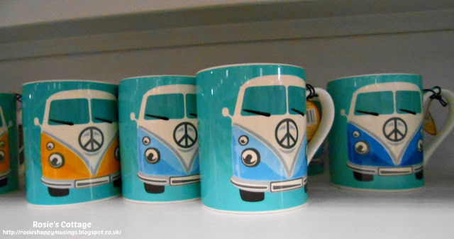 Let's go shopping at Home Bargains: VW camper coffee mugs - how much fun are these adorable coffee mugs? 