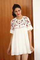 Lavanya Tripathi in Summer Style Spicy Short White Dress at her Interview  Exclusive 245.JPG