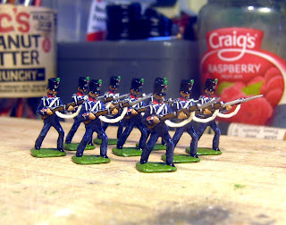 DK 8: Der Kriegspielers French Line Infantry 1812, Charging, painted as chasseurs