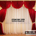 Red Curtains and Window treatments in the interiors