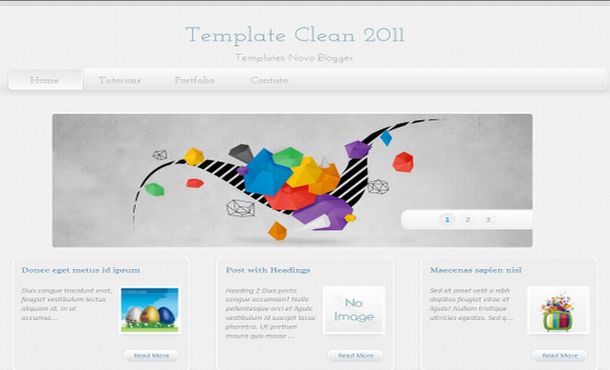 Free Blogger Jquery Silver Clean Minima Template