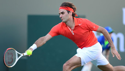 Roger Federer in Action