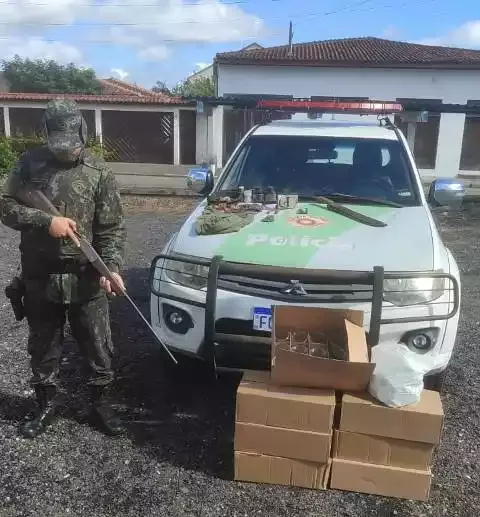 Polícia Ambiental detém infrator com armas de fogo e munições em Iguape