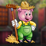 PalaniGames - PG Domestic Farm Pig Escape Game