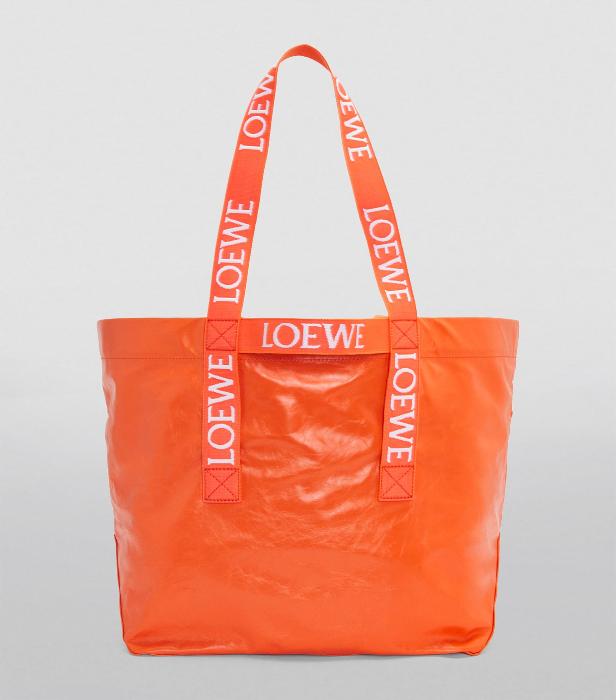 LOEWE Large Leather Fold Tote Bag