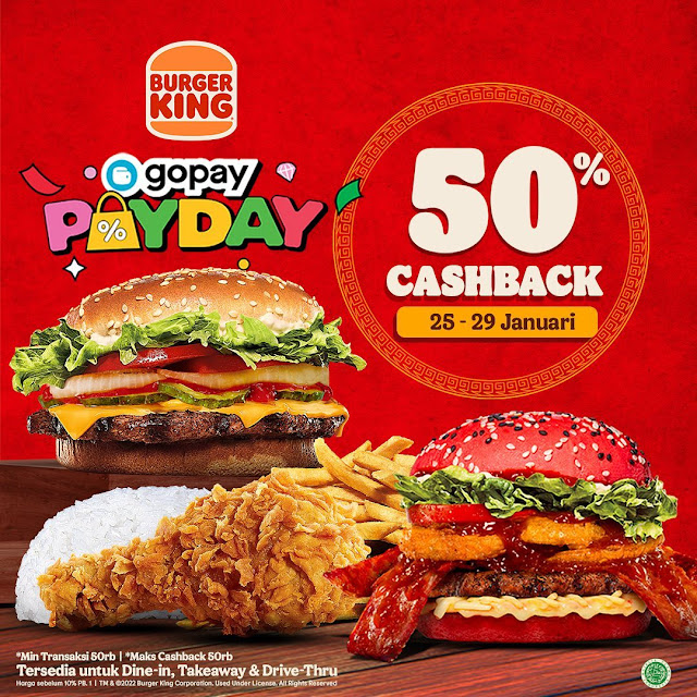 Burger King GOPAY PAYDAY! 25 - 31 Januari 2023 1