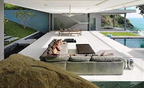porche minimalista casa tailandia