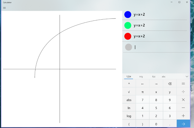 حاسبة Windows 10 قريبًا ستتمكن من رسم المعادلات الرياضيات