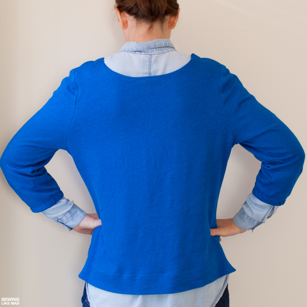 Sewing Like Mad: The Everyday Blouse + Mini Side Slit Hem Tutorial