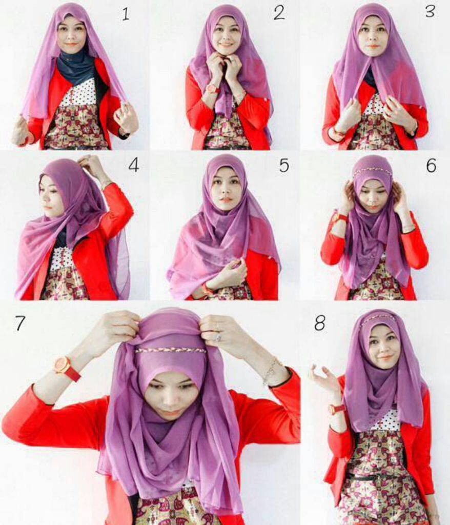 Cara memakai hijab terbaru  GROSIR SOUVENIR DAN BROS ll 082243958854