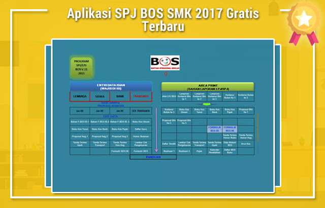 Aplikasi SPJ BOS SMK 2017 Gratis Terbaru