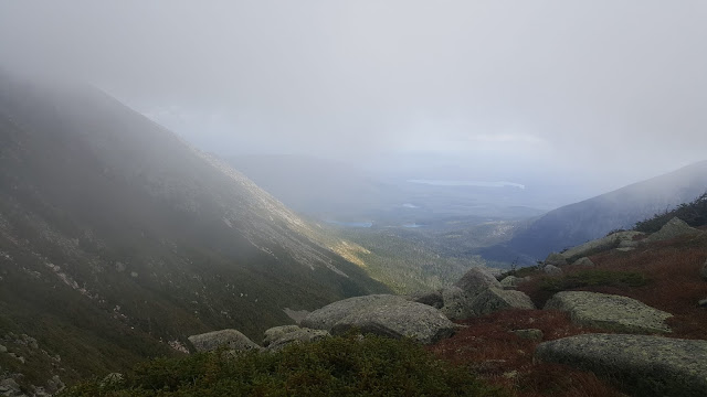 Vue à partir du sentier du mont Katahdin