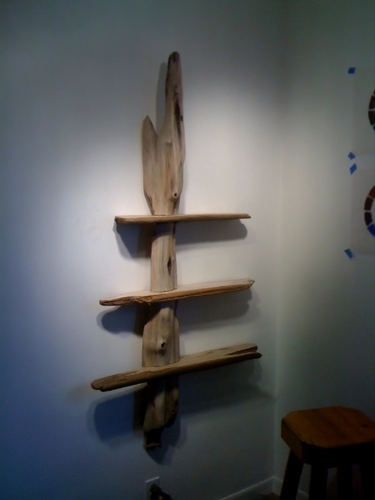 driftedge woodworking: Driftwood shelves. Sold