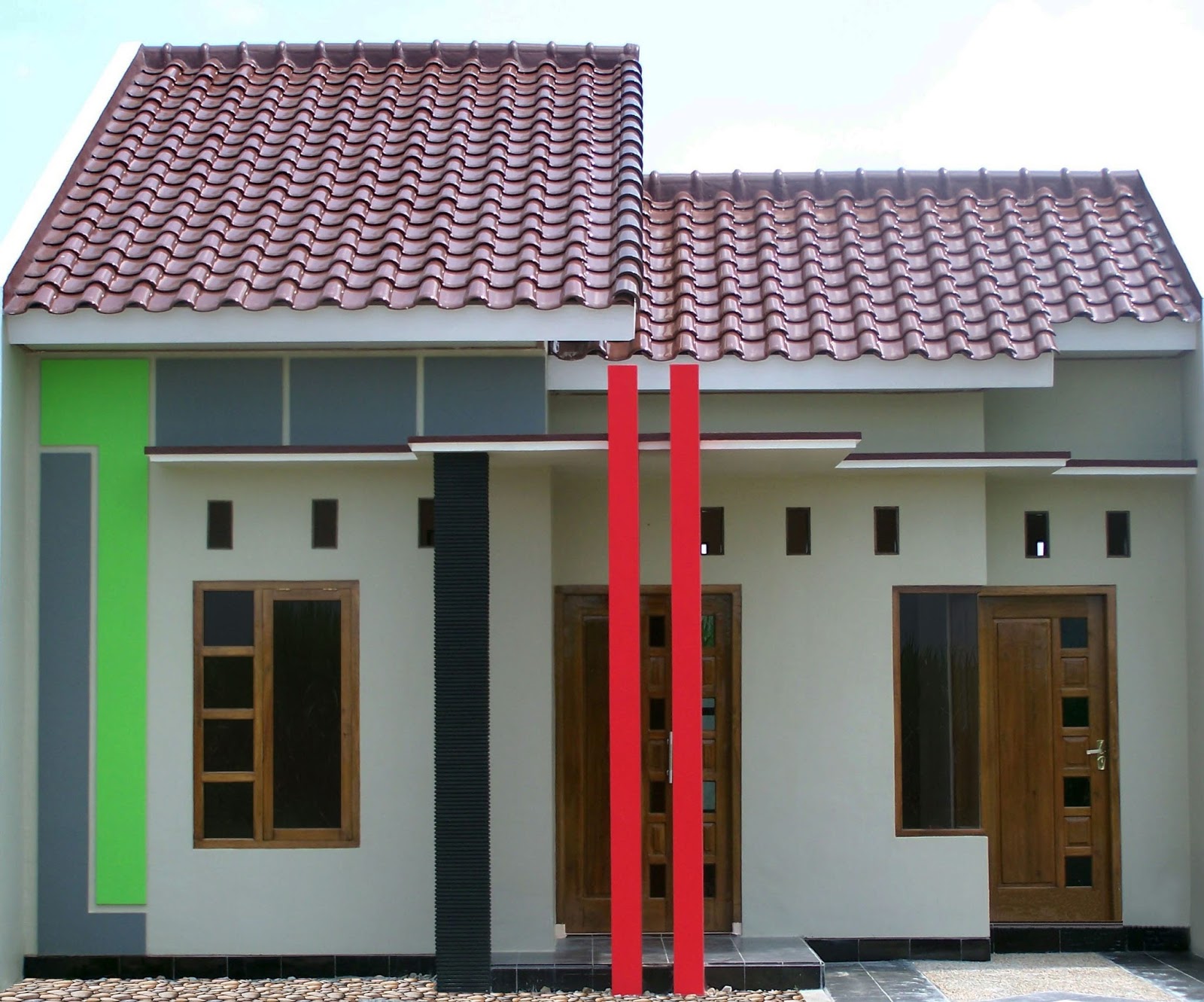 Beberapa Ide Dan 54 Desain Rumah Sederhana Di Kampung Yang