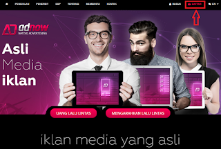 Cara Mendapatkan Uang Dari Situs advertisers Adnow