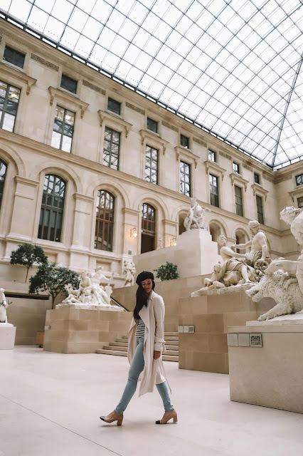 Alicia Mara in Paris, France at the Louvre