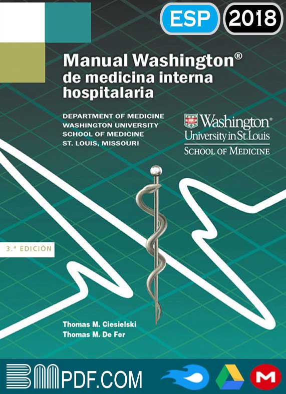 Manual Washington de Medicina Interna Hospitalaria 3ra edición PDF