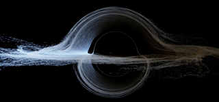 image: illustration of a black hole