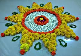 Flower Rangoli Designs