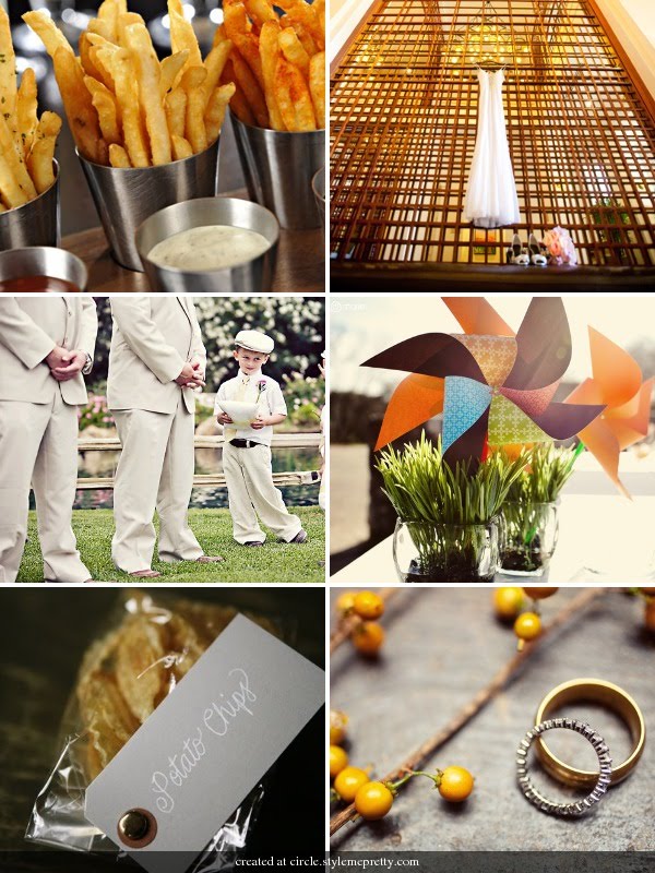 When using your favourite foods as wedding inspiration think colour 
