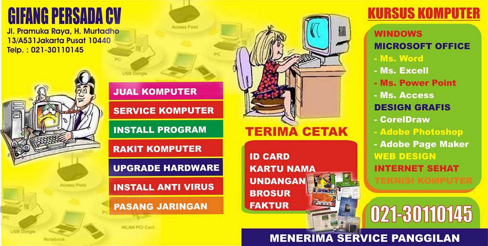 Service Komputer: BROSUR SERVICE KOMPUTER