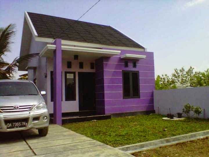 Cat Rumah Minimalis Ungu Putih, Info Penting!