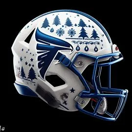 Air Force Falcons Christmas Helmets