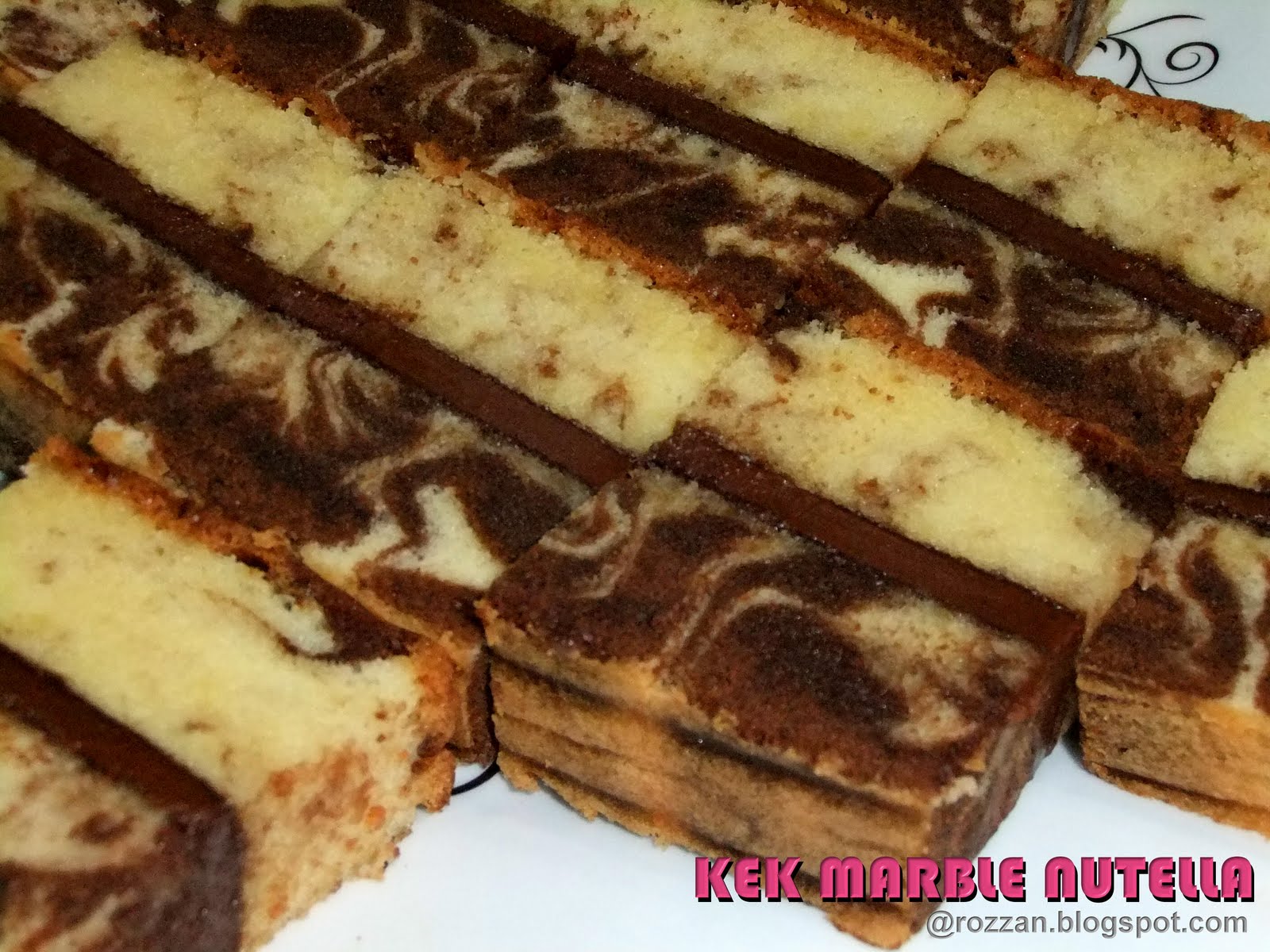 FOOD FOR LOVE: KEK MARBLE NUTELLA